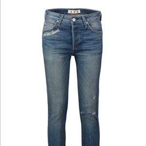 AMO Distressed Denim Jeans